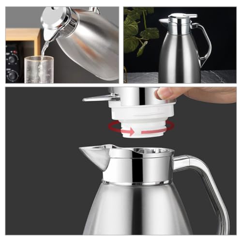 Termo de café Uonlytech de alta durabilidad, jarra térmica de 2.3l 5