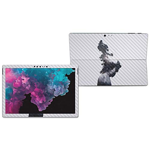 Image of MightySkins Carbon Fiber Skin for Microsoft Surface Pro 6 - Walk Through Flames | Protective, Durable Textured Carbon Fiber Finish | Easy to Apply, Remove, and Change Styles | Made in The USA