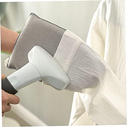 Garment Steamer Ironing Glove, Waterproof Anti Steam Mitt with Finger Loop Complete Care Protective Garment Steaming Mitt Heat Resistant Gloves for Clothes Steamers
