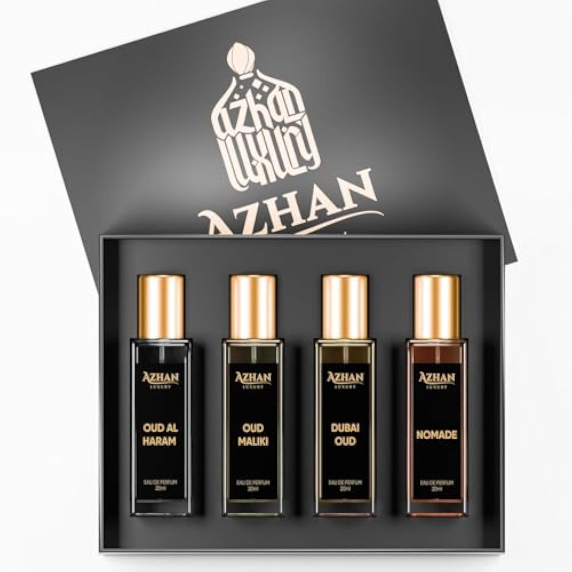 Oudh Fragrance Gift Set, 4 x 20ml Eau De Parfum