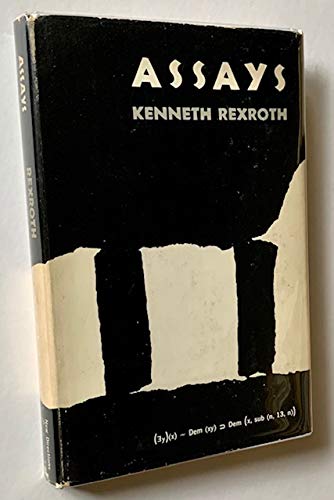 Assays: A Book of Essays B0007DK9P6 Book Cover