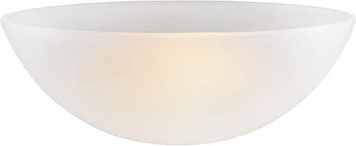 Miniatura 2 de Aspen Creative 23518-11, pantalla de vidrio de repuesto esmerilado para lámpara de base media, lámpara de botín y colgante y accesorio de isla,