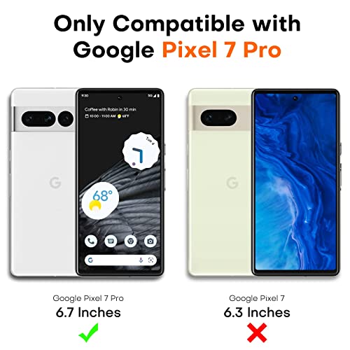 Image of TOCOL 2+2 Pack for Google Pixel 7 Pro Screen Protector -2 Pack Screen Protector (TPU) & 2 Pack Glass Camera Lens Protector, Soft TPU Screen Protector for Pixel 7 Pro, Self-Healing, [Alignment Kit]