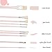 Miya Artist Paint Brushes Set for Acrylic Oil Watercolor Face & Body Gouache Painting with Hog Hairs,Nice Gift for Artist,Kids & Adults,10 Pcs(Pink)