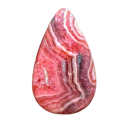 Rhodochrosite naturelle 39x23mm cabochon plat facile à sertir pour bague