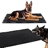 HOMBYS Chew Proof Dog Bed Mat with 14 Metal Rivets - Indestructible Kennel Pad for Teething Puppies & Aggressive Chewers, Durable Waterproof Crate Mat for Medium Dogs, 35" x 22" (Indoor/Outdoor Use)