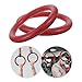 Happyyami 2Pcs Abs Gymnastics Rings for Indoor Outdoor Fitness Training Anti-Skid Heavy Duty Hanging Workout Circles with Comfortable Grip for Adults