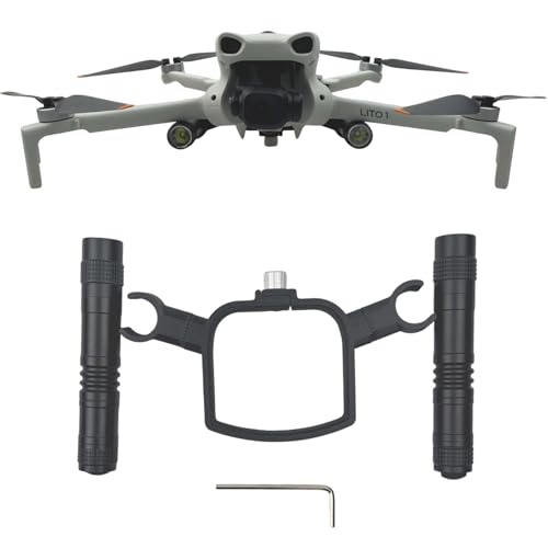 SZZCNOX LED �i�C�g�t���C�g���C�g DJI Lito1/X1�A�N�Z�T���[�p �h���[���ً}�T�[�`���C�g ��ԃi�r�Q�[�V�������C�g LED�X�|�[�c���C�g �}�E���g�u���P�b�g�z���_�[�t�� DJI Lito1/Lito X1�p