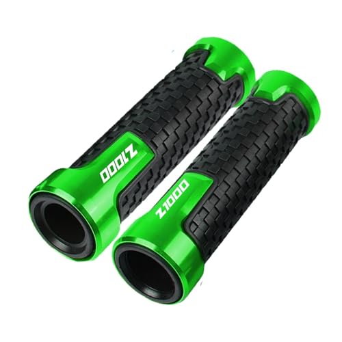 actuion Motorrad-Lenkerabdeckung Motorrad Lenker Für Ka@&wasaki Z1000 2003 2004 2005 2006 Z1000 Z 1000 Z 1000 Hand Motorrad CNC Aluminium Zubehör Lenkergriffe Griffenden(Green)