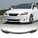 Front Bumper Lip Compatible with 2006-2008 Lexus IS250 & IS350, Ikon Style PU Black Front Lip Spoiler Splitter Air Dam Chin Diffuser Add On by IKON MOTORSPORTS, 2007