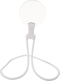 KALLORY Magnifying Glasses Tool Magnifying Mirror Large Magnifier Table Magnifier Magnifying Magnifier Cross Stitch Magnifier Hanging Magnifier White Acrylic Desktop Elder Machine