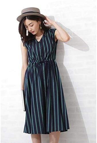 Amazon Co Jp エヌ ナチュラルビューティーベーシック N Natural Beauty Basic ストライプミモレワンピース ネイビーストライプ1 M 服 ファッション小物