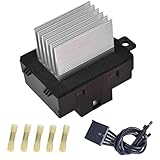 Blower Motor Resistor with Connector Wire Harness Compatible with 2006-2012 Ford Fusion Lincoln MKZ/Zephyr 2006-2011 Mercury Milan Automatic HVAC Fan Blower Resistor Replace# 8E5Z19E624A 6E5Z19E624AA