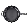 Crucible Cookware 12-Inch Cast Iron Skillet Set (Pre-Seasoned - EXTRA DEEP Sauté Pan), Including Large & Assist Silicone Hot Handle Holders, Glass Lid, Scraper | Indoor & Outdoor Use #5