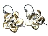  orecchini fiore madreperla