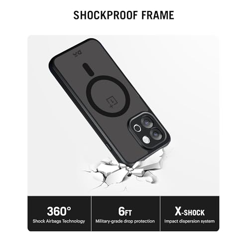 Image of DailyObjects Nimbus Magnetic Case Cover Compatible with OnePlus 13s | Wireless Charging Slim Back Cover - Black