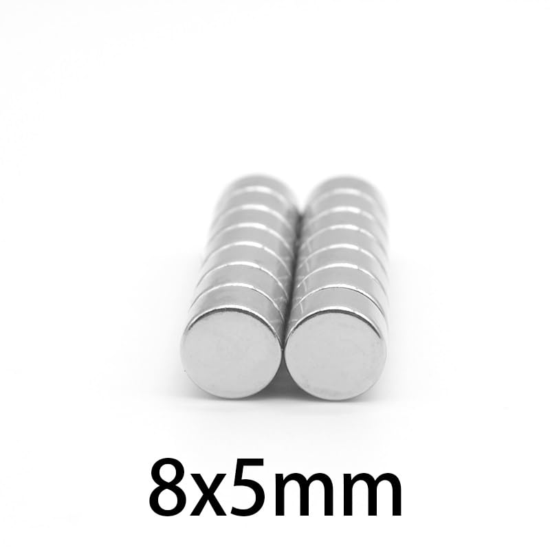 15/30/50/80/100/200Pcs 8x5 Round Cylinder 8mmx5mm Rare Earth Neodymium Round 8mm*5mm 8 * 5 8x5mm 8 * 5mm Magnet(200pcs)