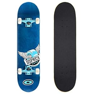 Osprey Absolute beginners Double Kick Trick Skateboard, 78,7 x 20,3 cm esdoorndek