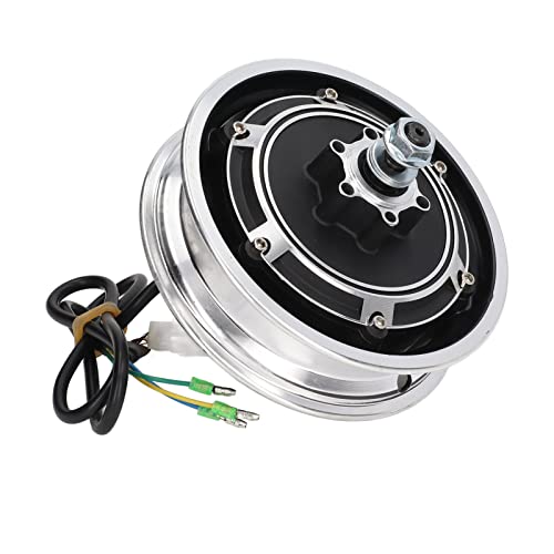 Motor de Cubo de 10 Pulgadas, 100 W, 48 V, Kit de Rueda de Motor de Cubo Eléctrico para Neumáticos Y Accesorios de Motor de Rueda de Scooter, Motor sin Escobillas de Alta Velocidad, Motor de Cubo de F Cover