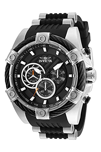 Montre Invicta Bolt Homme Quartz en Acier Inoxydable 52mm pour grands poignets