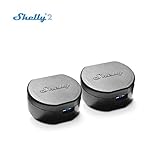 Shelly 2- WiFi Smart Switch- Doppel Schalter Realis- Fuktioniert mit Amazon Alexa (2 Pack)