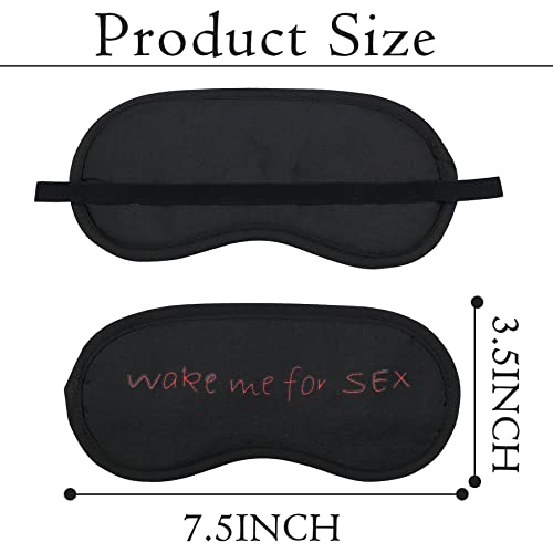 Pai Sence 2Pcs/Pack Black Sleep Eye Masks For Women Men Wake Me Sleeping Mask Blindfold Block Out Light Night Sleep Mask Eye Blinder For Travel Nap #TOP1