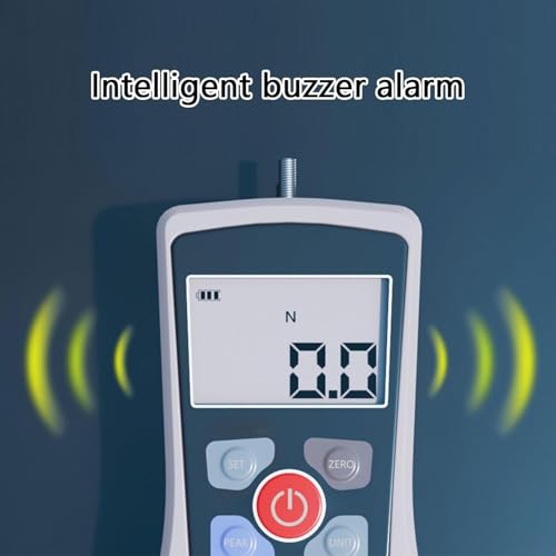 Medidor de Fuerza Digital 2N-500N, medidor de tensión y par con Pantalla Digital, dinamómetro portátil para medir la Fuerza del gatillo. (20N)