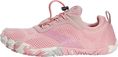 Joomra Minimalist Trail Running Tennis Shoes Size 9-9.5 All Pink Women Wide Camping Athletic Hiking Trekking Walking Toes Female Five Fingers Gym Workout Sneakers Footwear 40 thumb #2