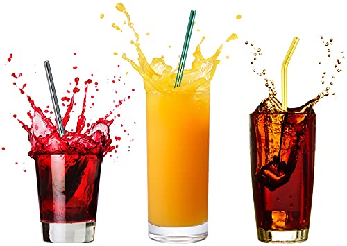 KUNSTIFY Cannuccia vetro per cocktail e accessori