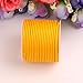 Produktbild LLAAIT DIY Wachsschnur Perlenfaden 10m Umweltschutz 1 Rolle Handstrickschnur Gewachste Baumwolle Handgemachtes Halskettenseil, orange