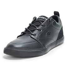 Lacoste Mens Bayliss Sneaker, Black, 8