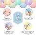 Pastel Balloon Garland Kit - Macaron Balloon Arch Kit for Parties - Small and Large Balloons Gold Confetti Mint Pink Balloons - Balloon Column