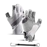 Professional Fishing Half-Finger Gloves, Light Anti-Slip, Anti-Sweat, Wear and Breathable, Suitable