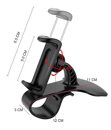 BLESYS Supporto per telefono auto, cruscotto