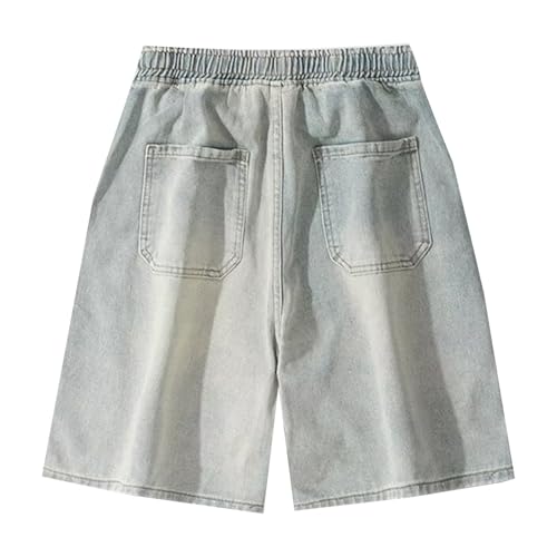 Men's Jeans Classic Straight Fit Stretch Denim Comfortable Casual Pants with Pockets Durable Everyday Wear2