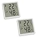 Produktbild TFA Dostmann 2er SET Digitales Thermo-Hygrometer Innen, 30.5059.02.02, Thermometer und Luftfeuchtigkeit, Raumthermometer, für Raumklimakontrolle, Luftfeuchtigkeitsmessgerät, weiß