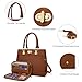Purse Set Women Tote Handbag Shoulder Bag Top Handle Satchel Work Bag Crossbody Matching Wallet 2pcs