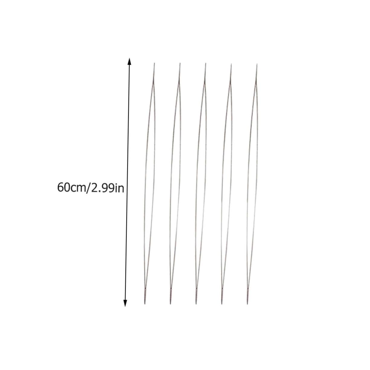 NUOBESTY Large Eye Needles for Yarn 20pcs Beading Thread Needles DIY Beading Embroidery