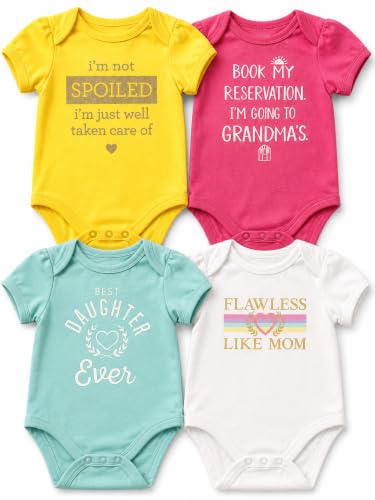 Image of TuddyBuddy 100% Cotton Romper /Bodysuit for Baby Girls