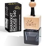 Bakkarat Rouge Car Air Freshener for Men and Women | Strong Car Perfume Air Freshener with Odour Eliminating Technology | Long Lasting Car Air Freshener by Sway Fragrance