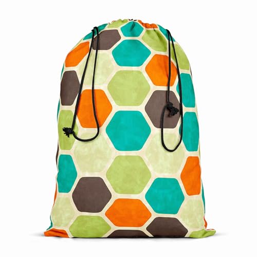 Image of ArtzFolio Retro Style D2 | Reusable Sack Bag | Bag for Gym, Storage, Vegetable & Travel