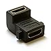 Kenable HDMI Right Angle Panel Mount Coupler v1.4 3D Compatible Female Sockets