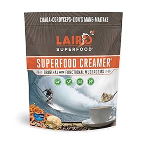 Laird Superfood Non-Dairy Coconut Powder Creamer – Sweet & Creamy + Adaptogens – Superfood Creamer with Functional…