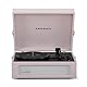 Crosley Voyager Plattenspieler mit 2 Lautsprecher, Bluetooth In & Out und AUX - 3 Speed Retro Schallplattenspieler - Für 7, 10 und 12 Vinyl - Tragbar mit Integriertem Koffer - Amethyst
