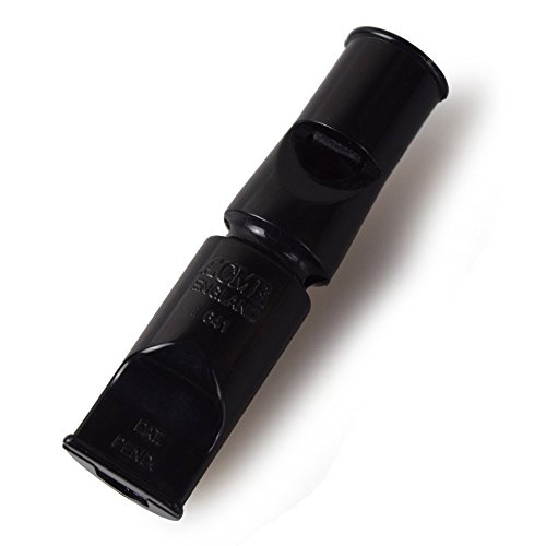 Acme United Europe Acme Doppeltonpfeife No. 641, Schwarz 6 cm - Hundepfeife für die Hundeausbildung, Hundeerziehung und für Das Hundetraining