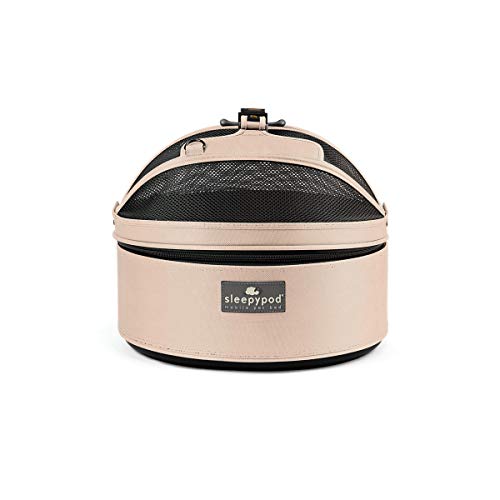 Sleepypod Mobile Pet Bed — Multi-use Travel Pet Bed, Crash-Tested Car Seat, & Carrier for Dogs and Cats up to 15 Pounds (First Blush)