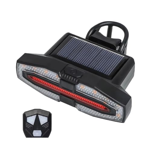 Clignotant arrière de vélo télécommandé rechargeable momt basic silver