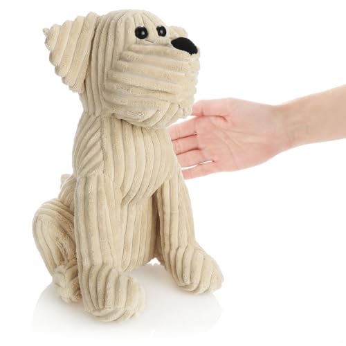 com-four® Türstopper - schwerer Türhalter - süßes Hundedesign - funktionelles Wohnaccessoire - Stopper für Fenster und Türen - optimal bei Durchzug (Hund Oskar)