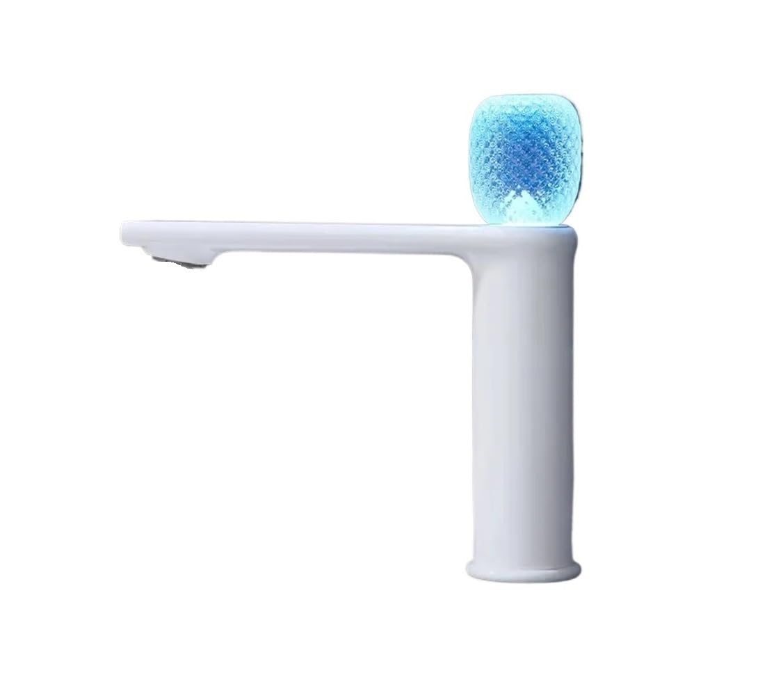 Mitigeur de lavabo design blanc KLVN pour une salle de bain moderne
