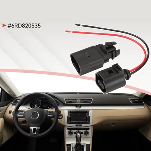 Sensor de aire ambiente exterior VW Passat Jetta con conector de temperatura 6RD820535 2